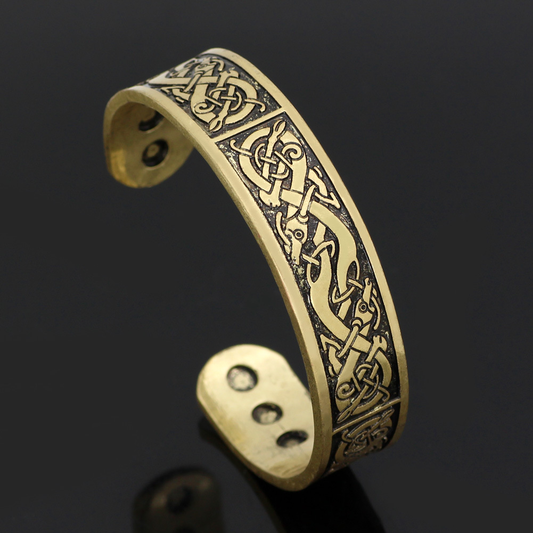 Viking Dragon Open Bangle