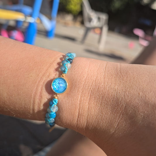 Opal Hand-Woven Guardian Bracelet