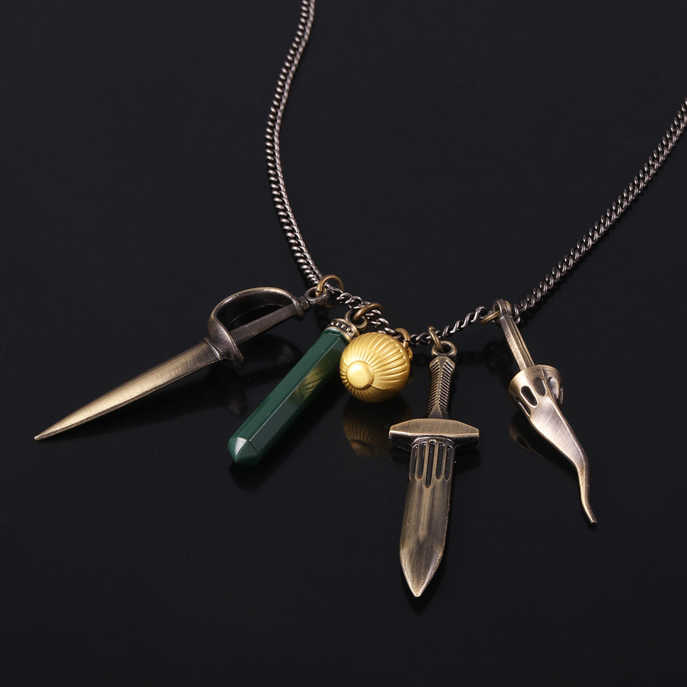 Vampire Moth Women's Vintage Necklace
