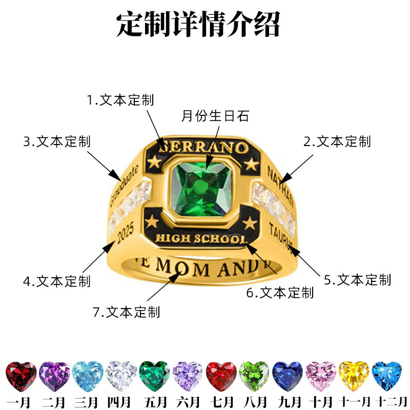 College Graduation Class Rings