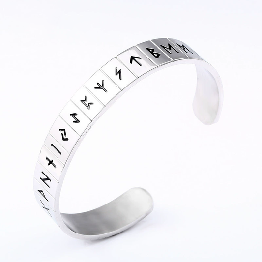 Stainless Steel Viking Rune Bracelet