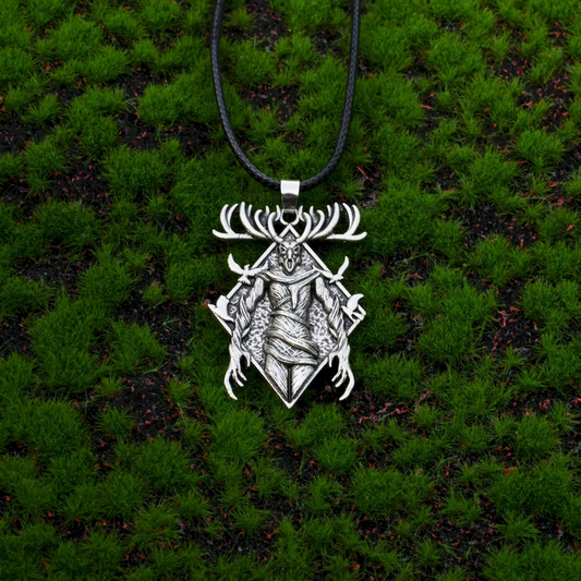 Mysterious Skull Wendigo Necklace / Nature's Power Necklace