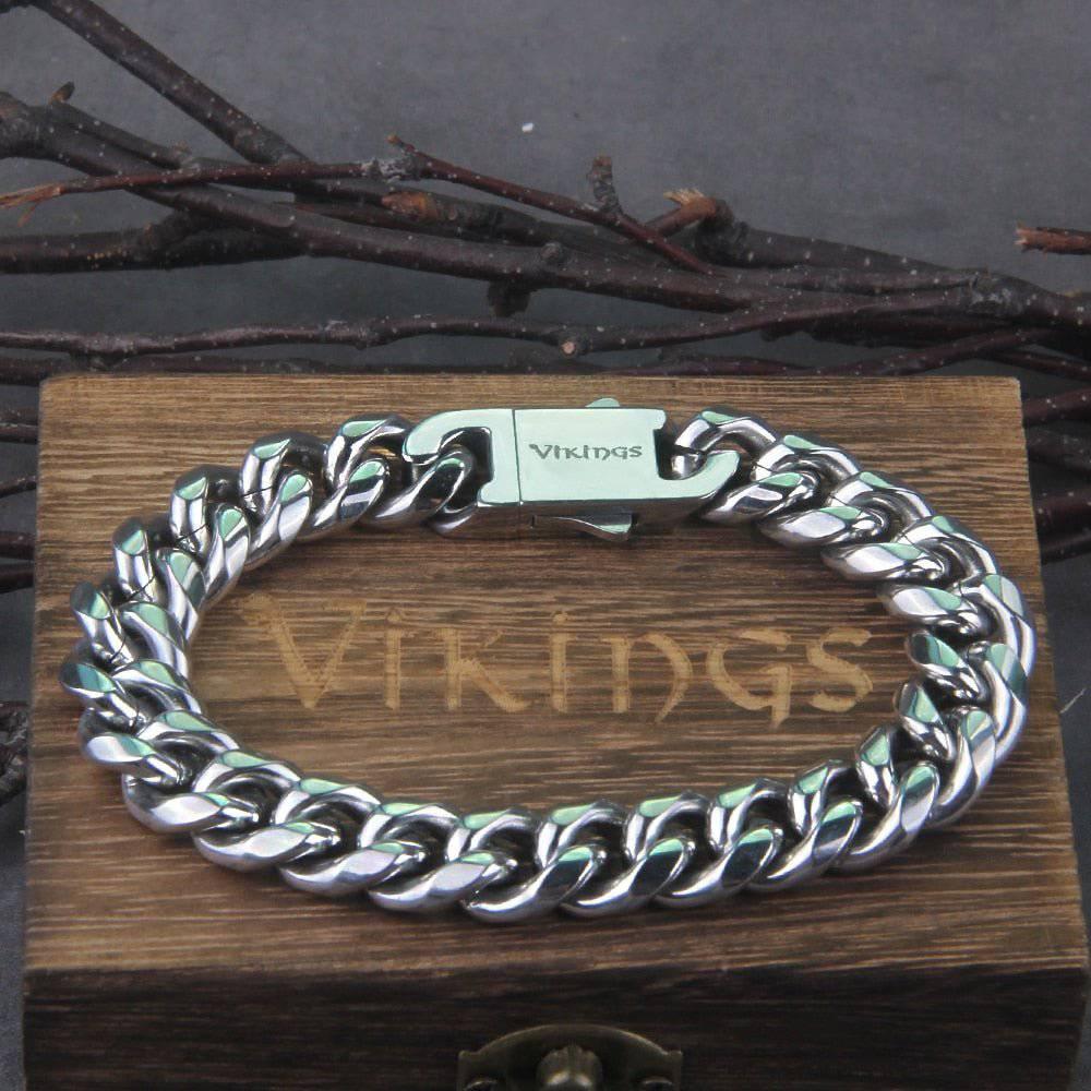 Cuban Link Chain Bracelet - Stainless Steel
