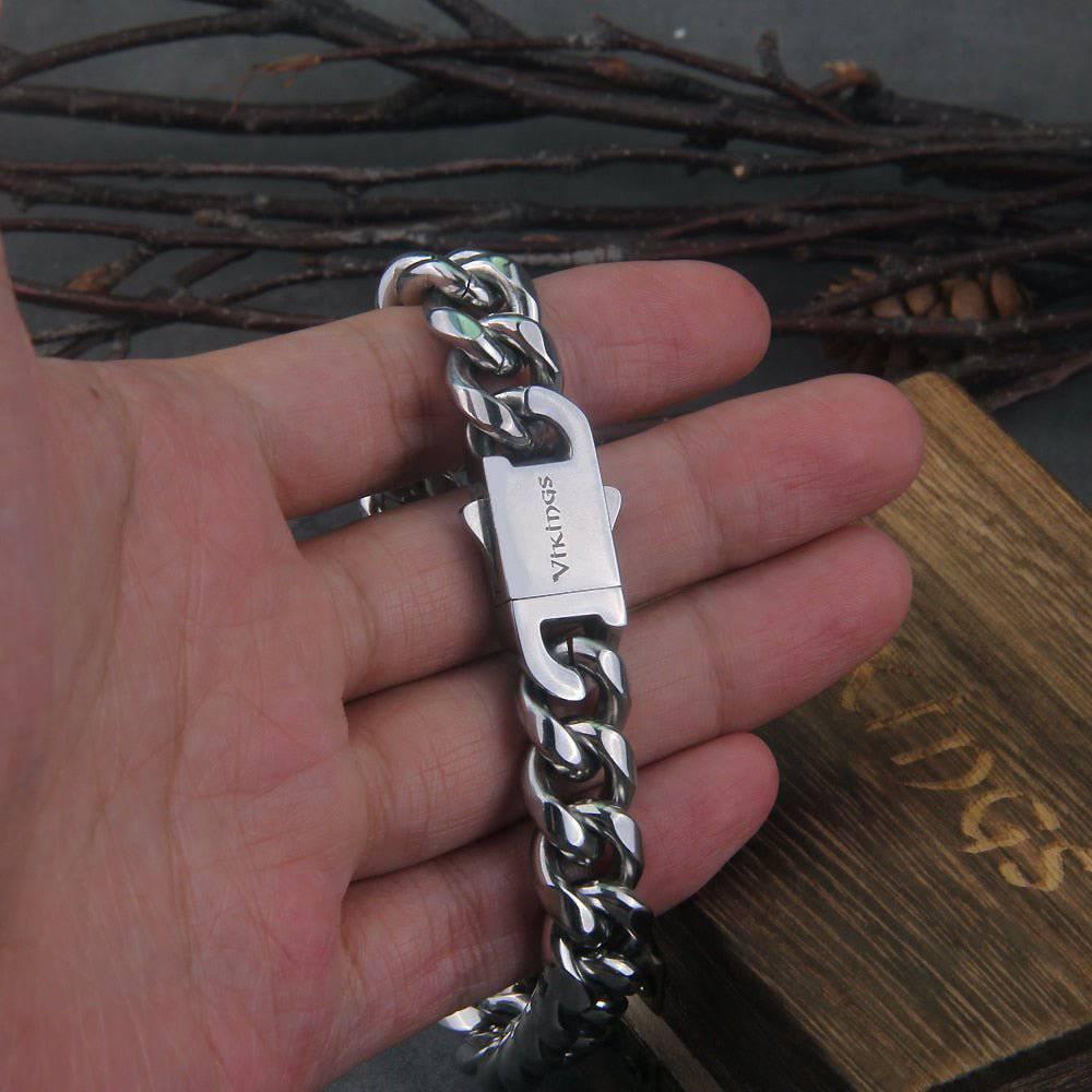 Cuban Link Chain Bracelet - Stainless Steel
