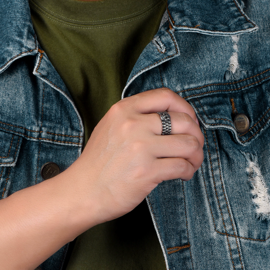 Stainless Steel Skull Punk Style Ring