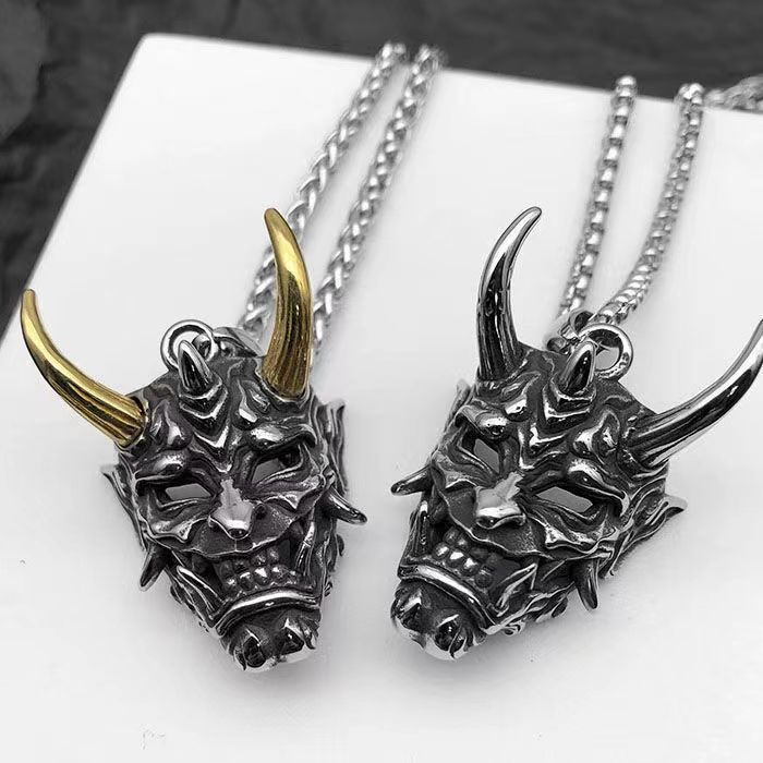 Bonjour Stainless Steel Necklace: Cold Metal Soul Aesthetics