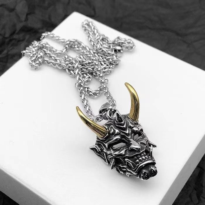 Bonjour Stainless Steel Necklace: Cold Metal Soul Aesthetics