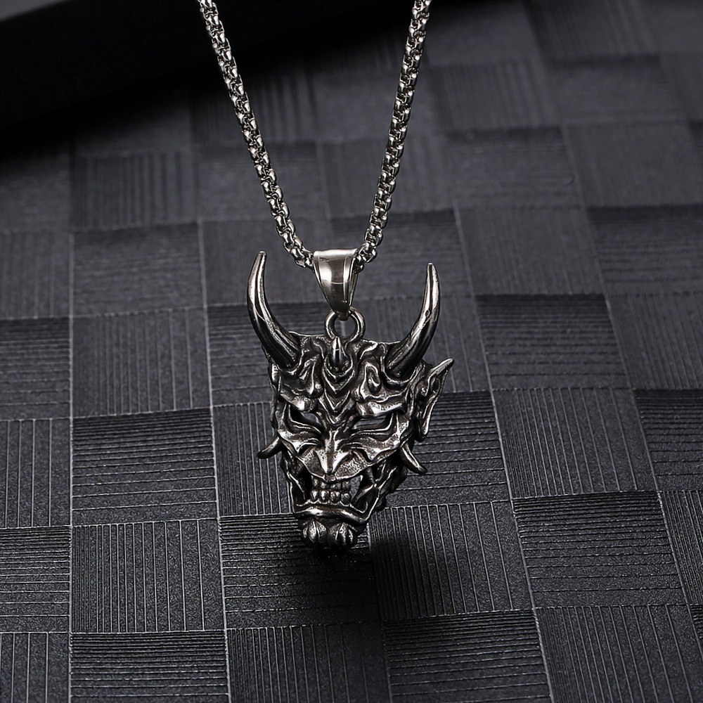 Bonjour Stainless Steel Necklace: Cold Metal Soul Aesthetics