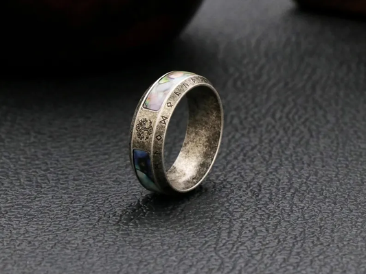 Viking Tree of Life Stainless Steel Ring