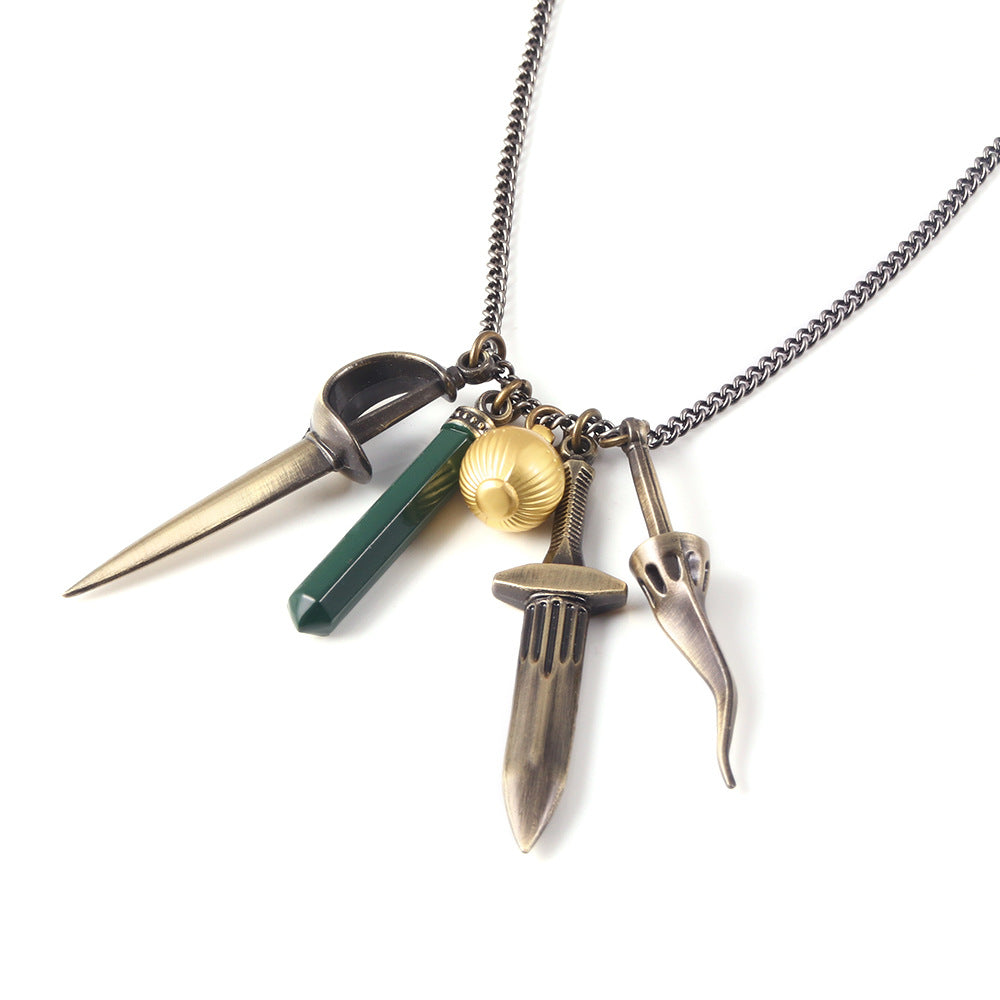 Vampire Moth Women's Vintage Necklace
