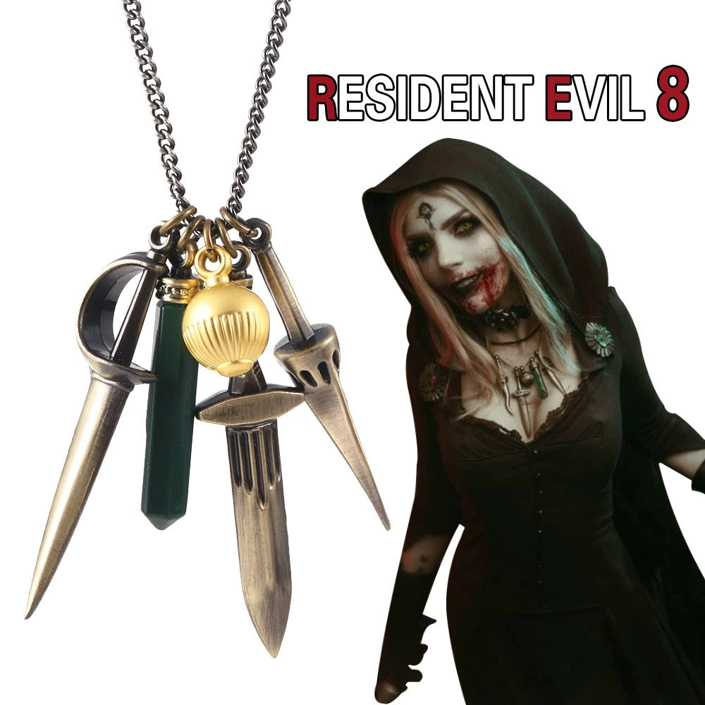 Vampire Moth Women's Vintage Necklace