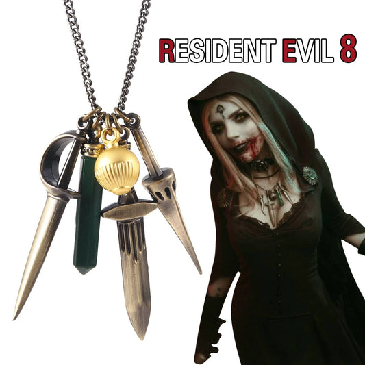 Vampire Moth Women's Vintage Necklace