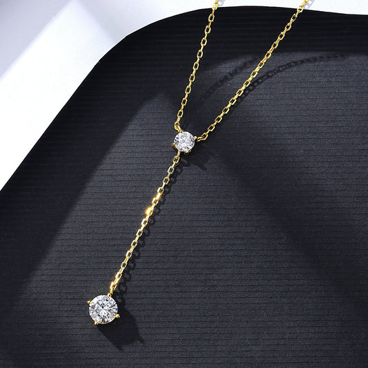 Women's cool clavicle necklace