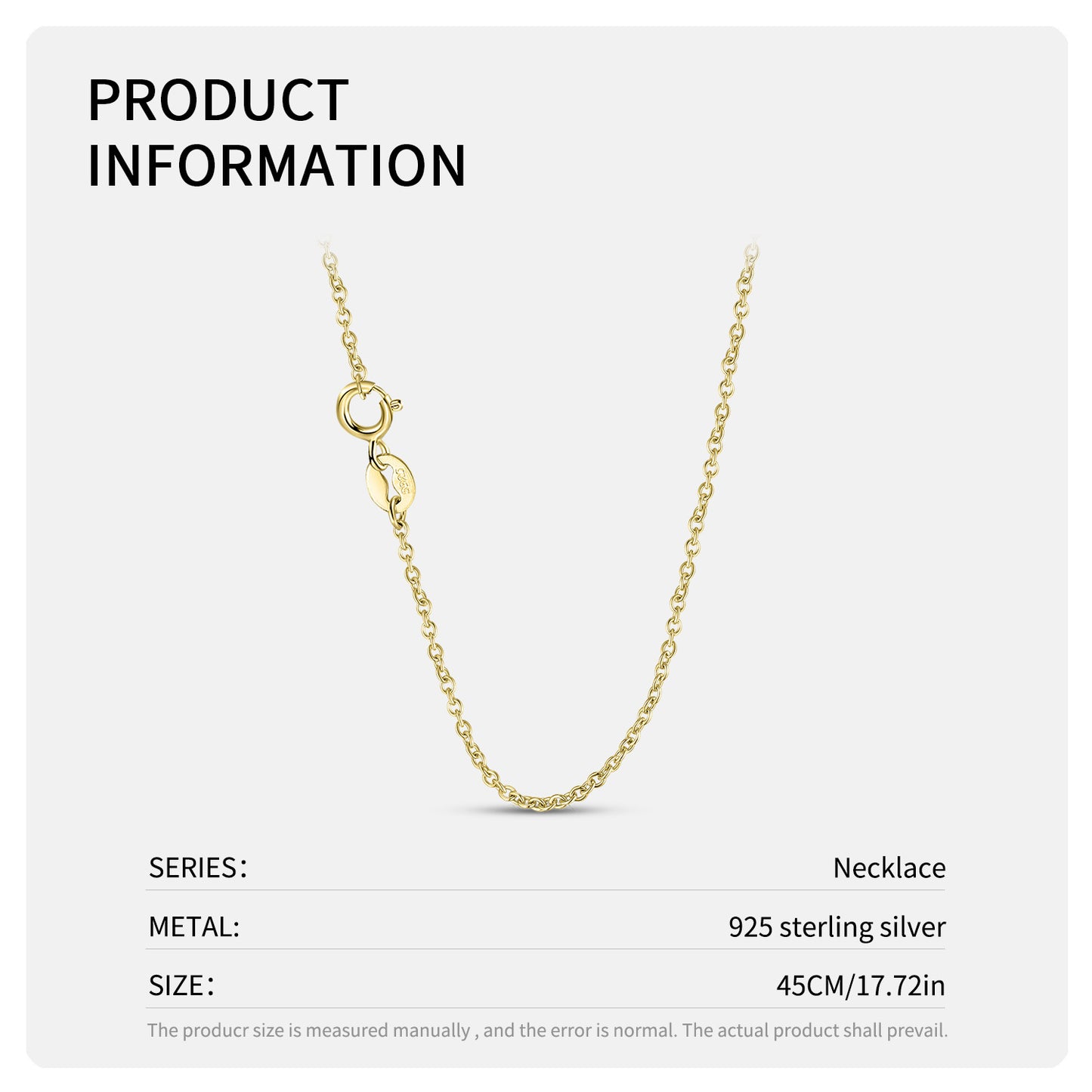 S925 skull snake punk dark style necklace