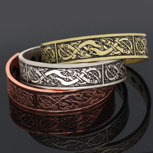 Viking Dragon Open Bangle