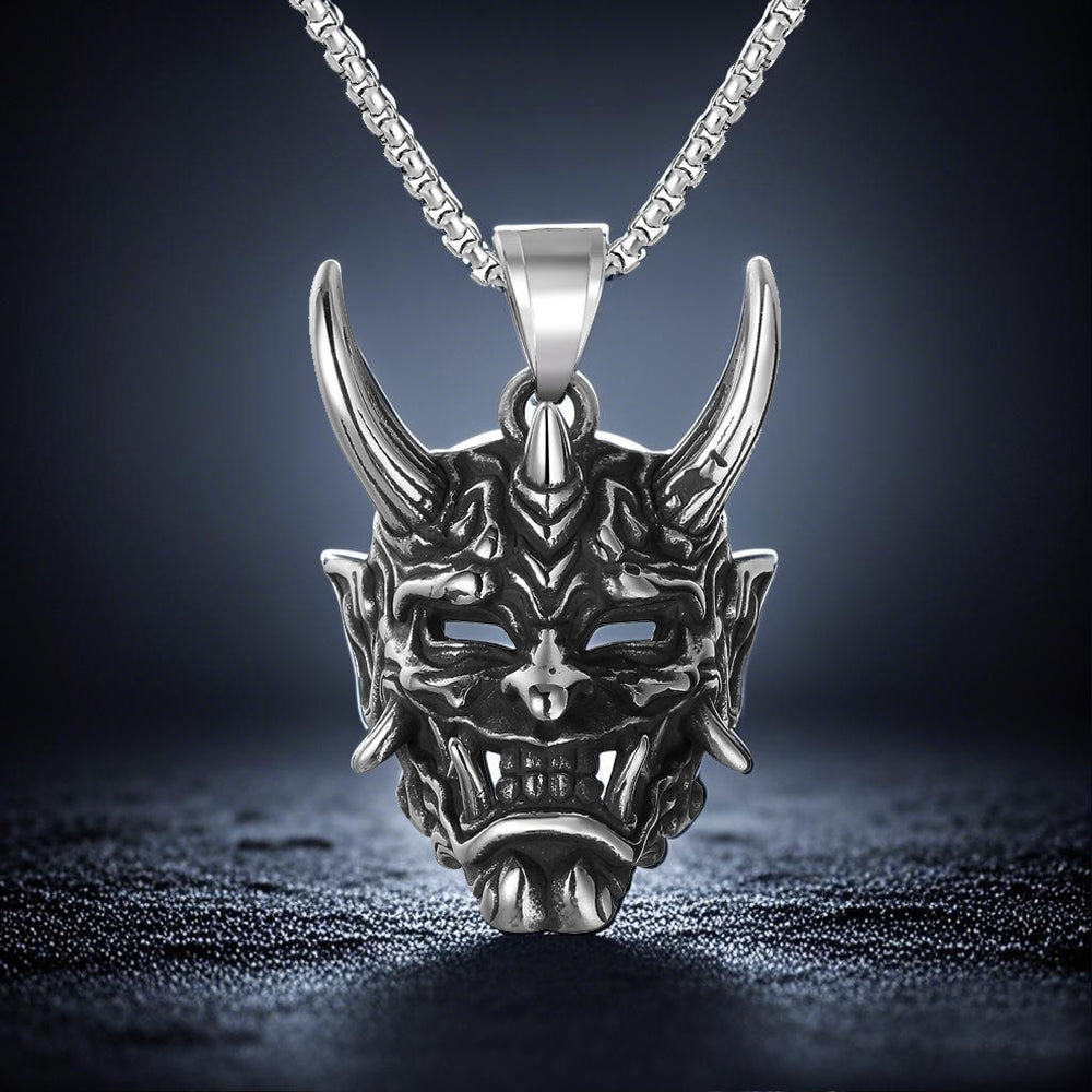 Bonjour Stainless Steel Necklace: Cold Metal Soul Aesthetics