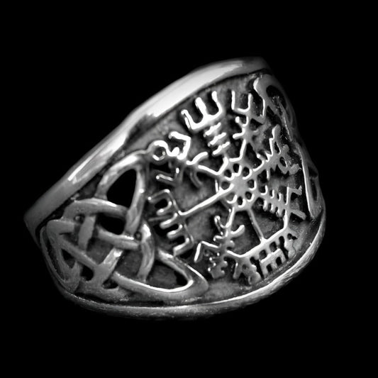 Viking Vegvisir Ring